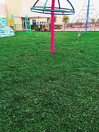 Colored Bulk Rubber Mulch For Playgrounds And Swing Sets – Recycled Tire Rubber Surfacing For Outdoor Safety - Eco-Friendly, Easy To Install And Incredibly Durable (Blue) #TOP6