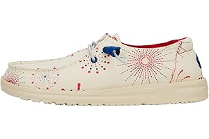 Patriotic Hey Dudes for Women: Wendy Fireworks