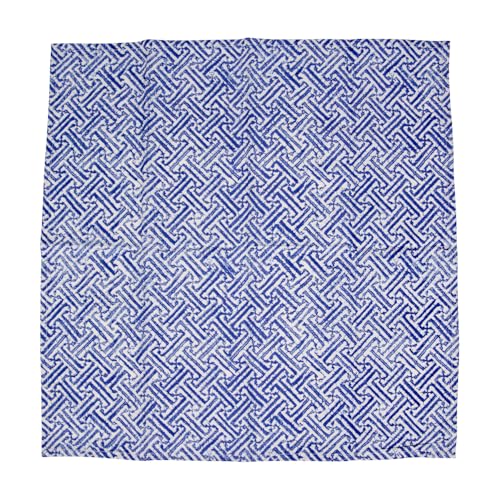 Servilletas de Tela Caspari Azul y Blanco Set 4 miniatura 4