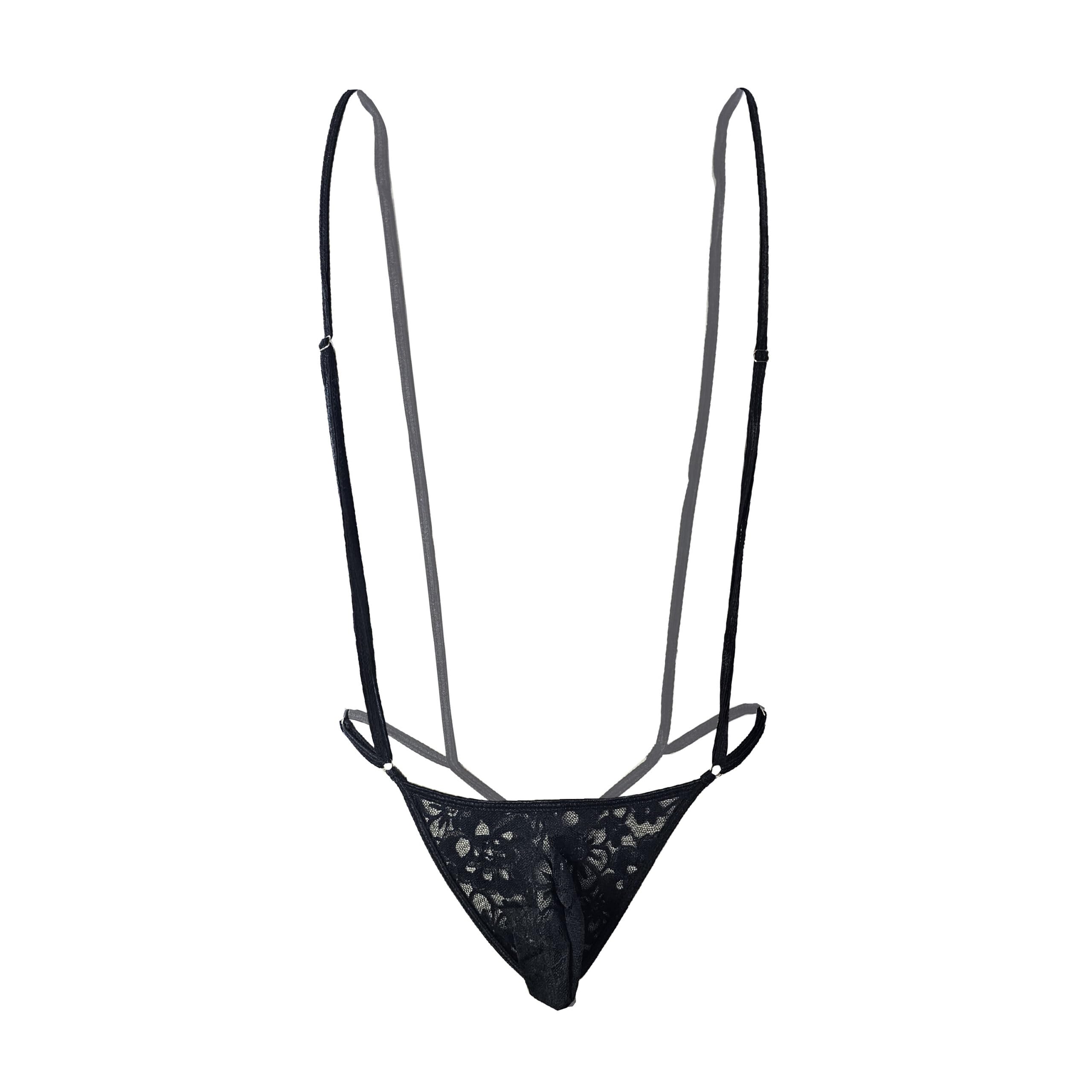tress loom Men’s G-String Thong Underwear Sexy Low Waist Micro Bikini Briefs Lingerie with Elastic Waistband (ML-07685)-picture-27