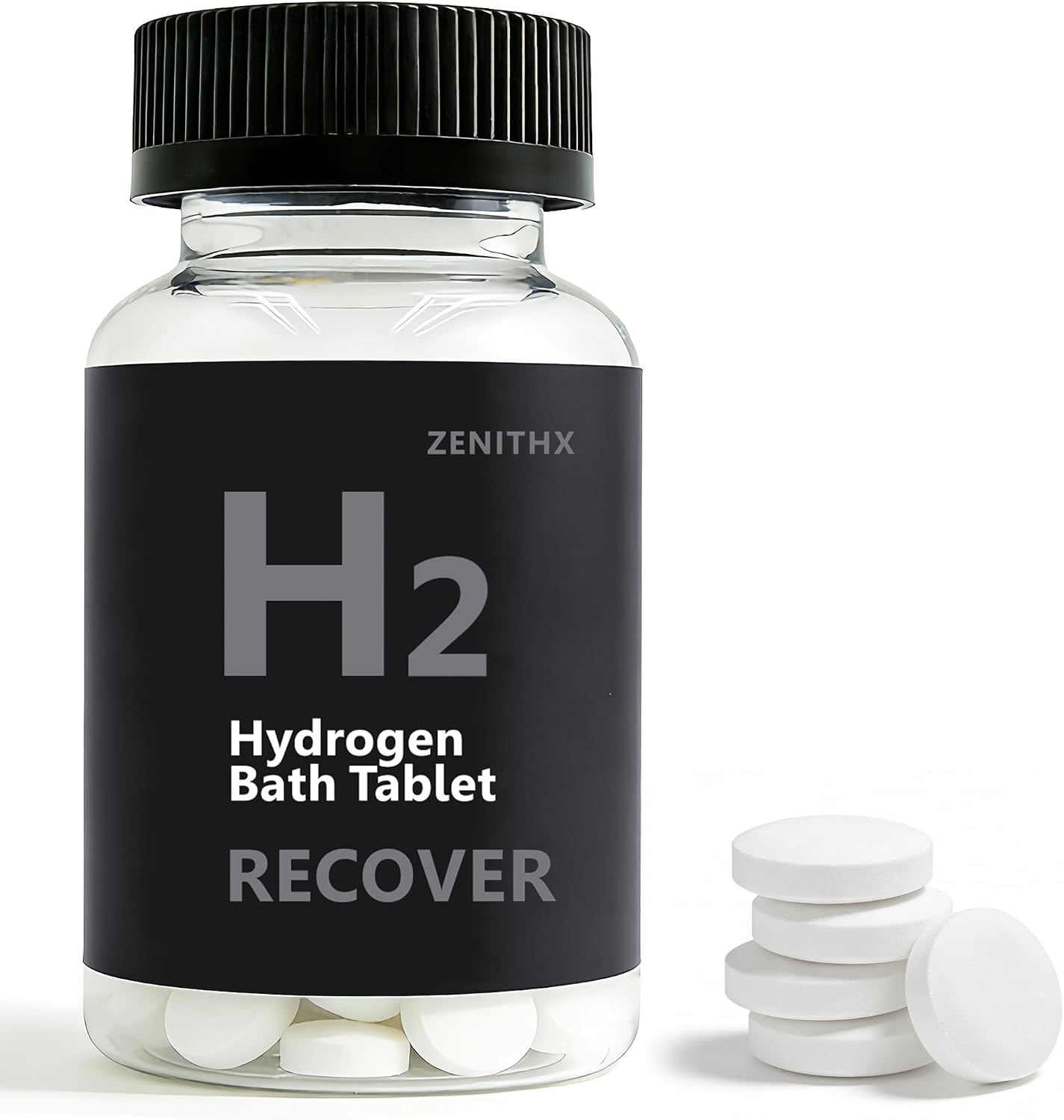 90 Count Hydrogen Bath Tablets – Fragrance-Free Hydrogen Bath Bombs for Muscle Relief, Skin Hydration & Oxidative Stress Support – Magnesium-Based Antioxidant Detox Bath