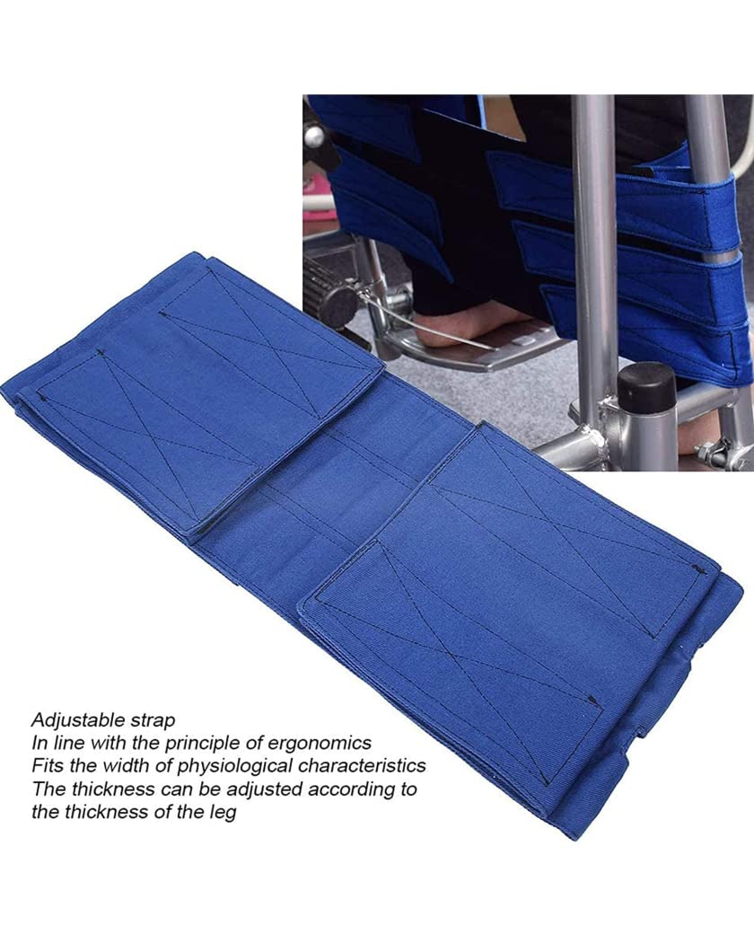 Silla de ruedas Reposapiés Cinturón de seguridad para piernas Antideslizante Elasticidad ajustable Cinturón de sujeción para piernas Sillas de ruedas Soporte para piernas Correa de posiciona