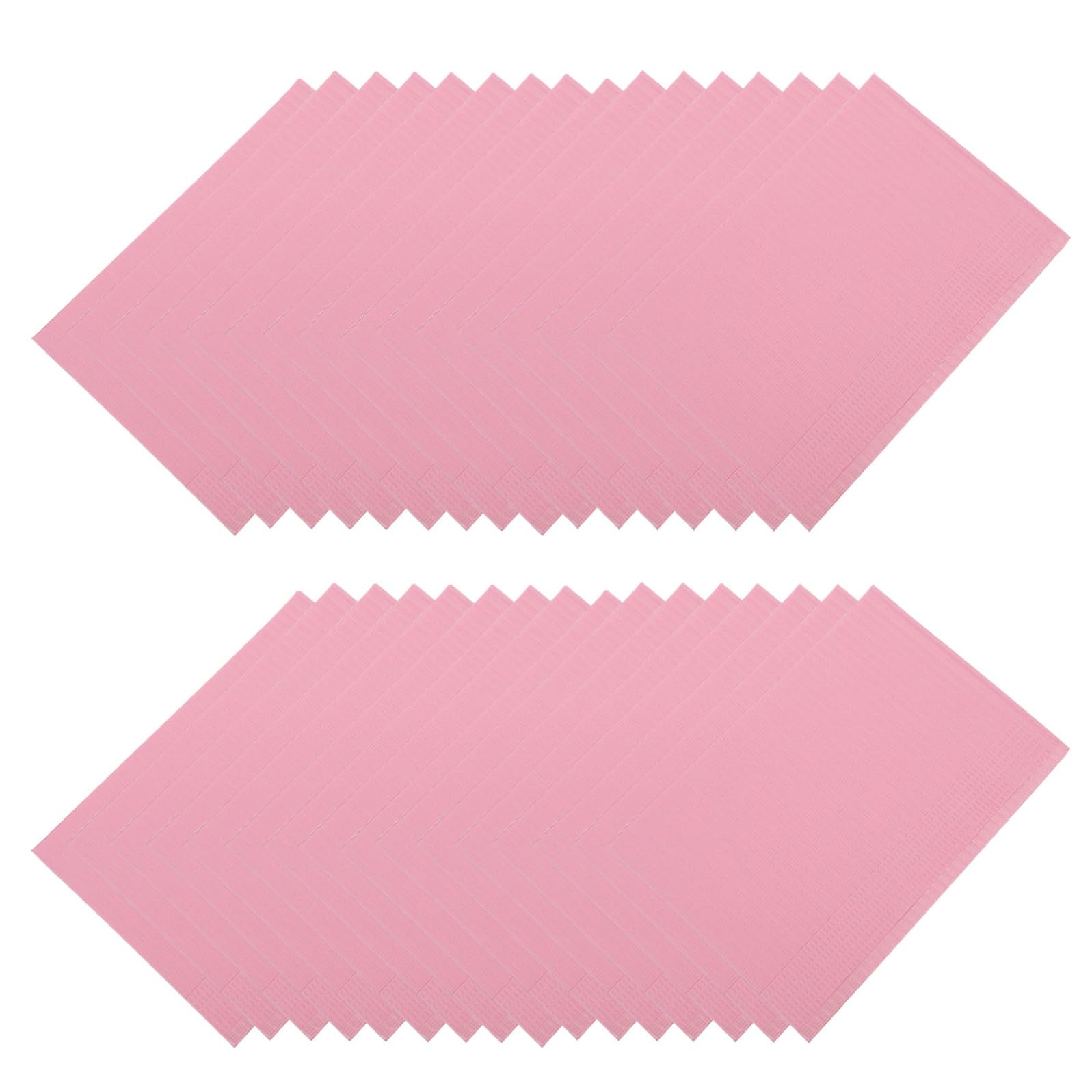 Tovaglietta per Unghie Usa e Getta 125 Pezzi in Carta Fibra Rosa Pratica per Saloni e Uso Domestico