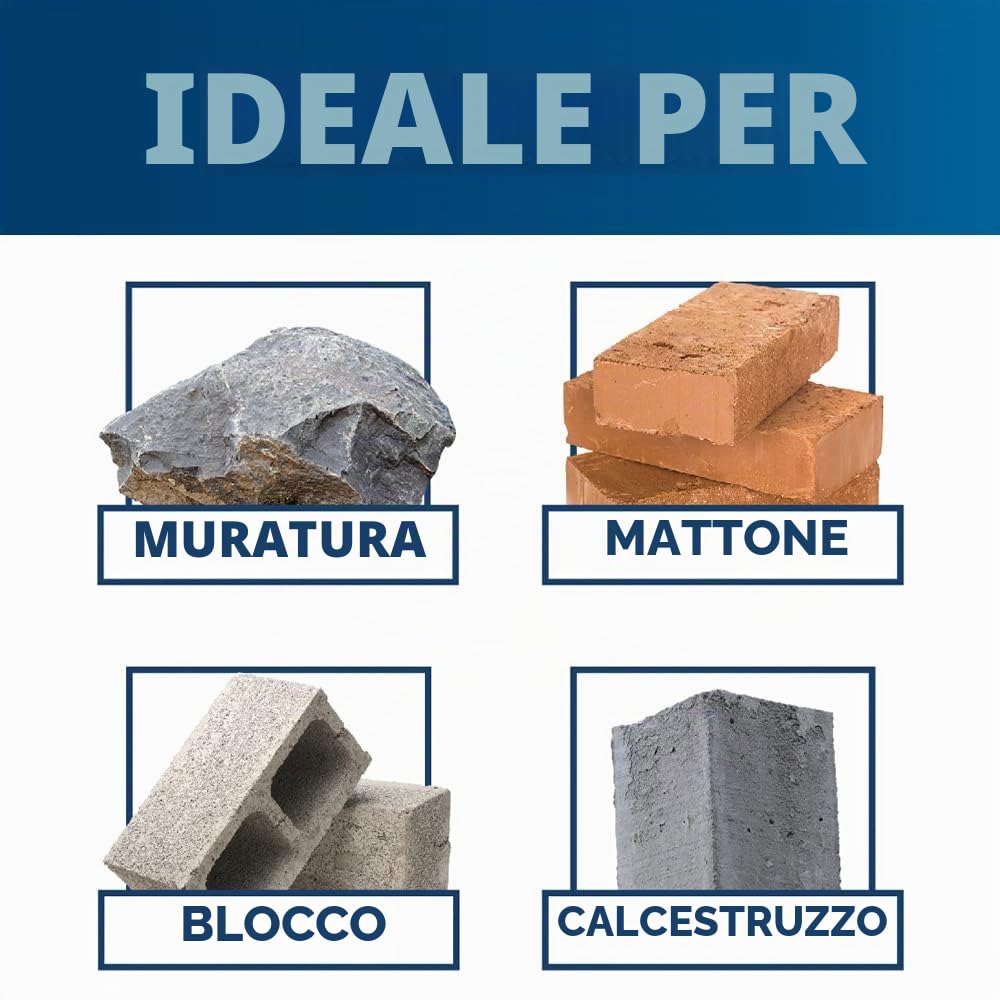 Bosch Professional Set di punte da trapano per martello rotativo SDS-plus 7 pezzi con custodia HCK001