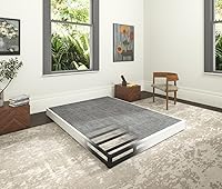 Vista 7 de Base de cama de metal resistente de 5 pulgadas, tamaño individual, base de cama de perfil bajo, capacidad de peso de 2500 libras, fácil montaje