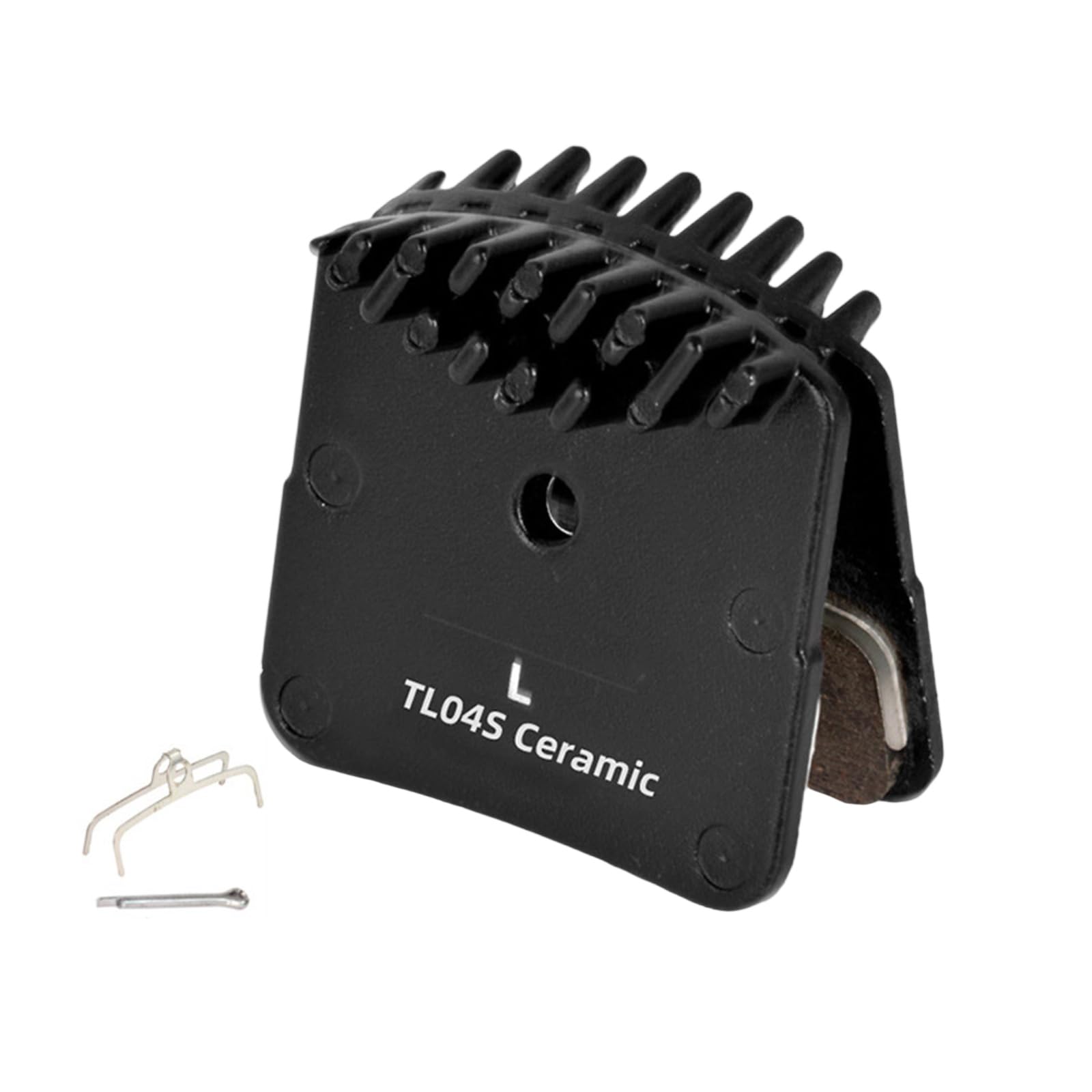 Tsophreniq Durability Backplate Cycling Brake Pad with Heat Dissipation Aluminum Brake Pad Ensuring Quiet Operations Ceramics Bicycles