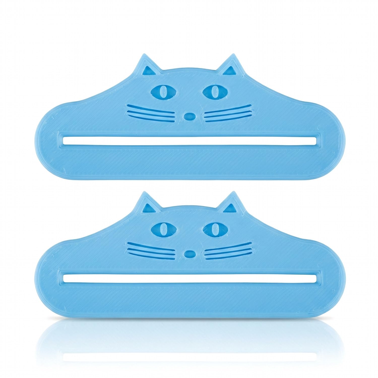 Tabanzhe Blue 2Pcs Cat Treat Squeezer Wet Food Dispenser