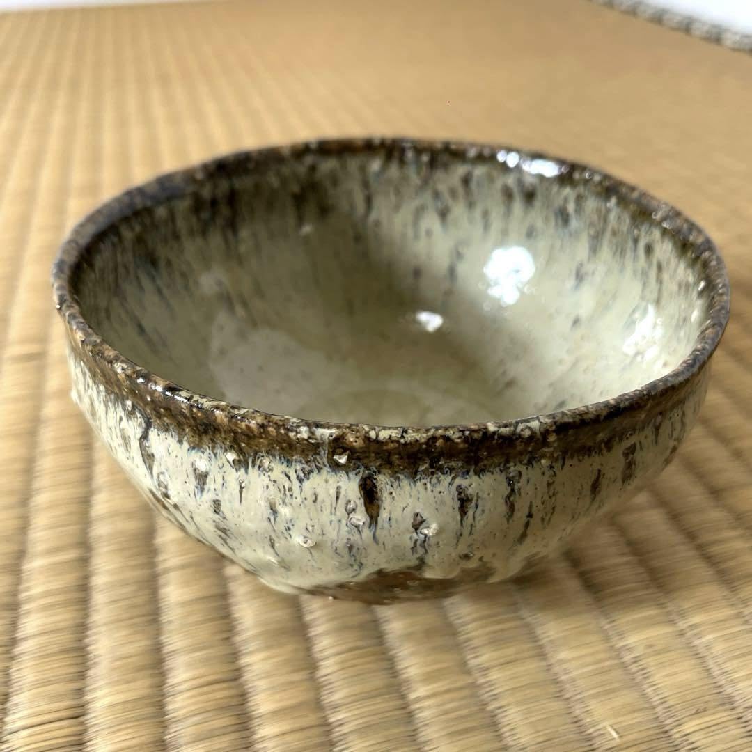Amazon.co.jp: #XG515 陶芸家 矢野知 朝鮮唐津茶碗 茶碗 唐津焼 茶道具