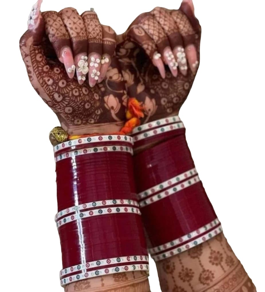 See full amazon price history chart for BB BANGLES Bridal Punjabi Chuda Bangle Set For Women, (Set of 1) (2.4) BB BANGLES Bridal Punjabi Chuda Bangle Set For Women, (Set of 1) (2.4) (B0D17YCR6L) Amazon Price History, Amazon Price Tracker
