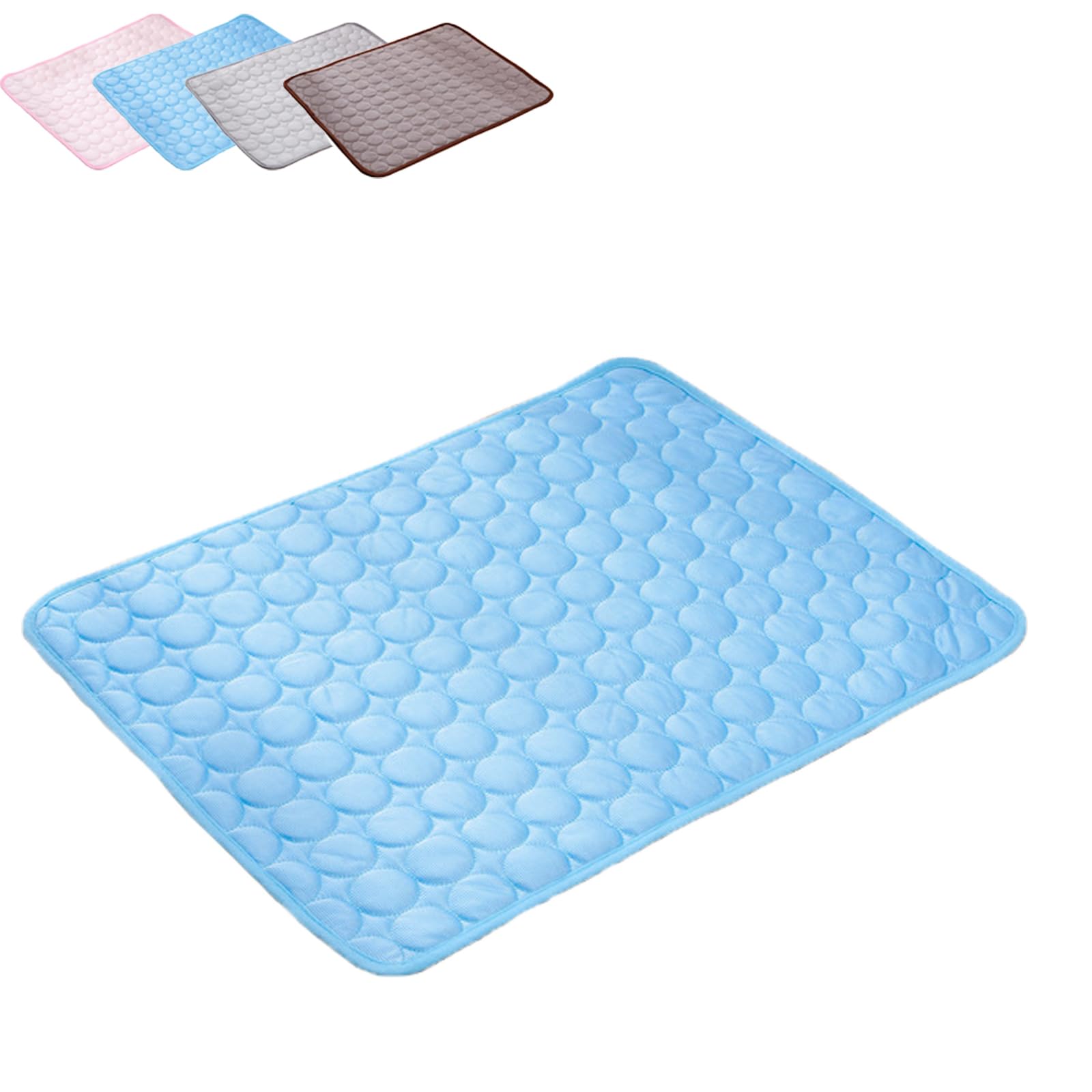 Dog Cooling Mat,Cooling Mats for Cats, Premium Cooling Mat For Pet (Blue,L)