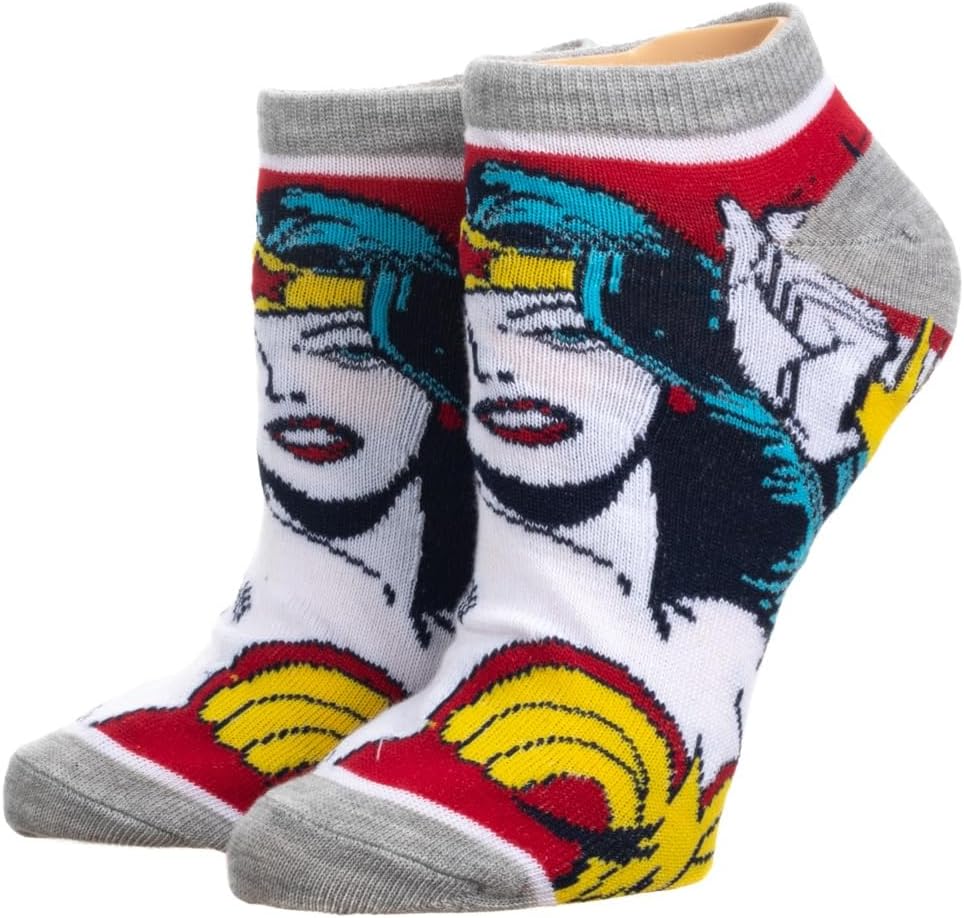 Bioworld Wonder Woman Ankle Socks 5-Pack for Women - Image 6