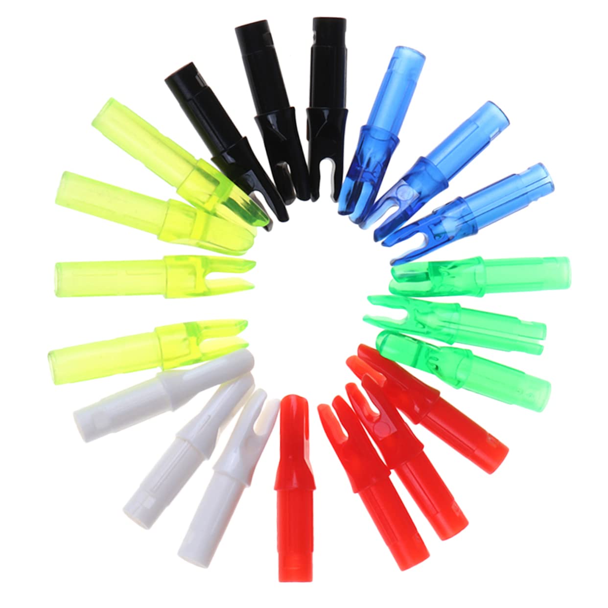 CORHAD Mm Arrow Rods Fit Pcs Arrow Tail Set Compound Bows Plastic Nock Hunting Nocks