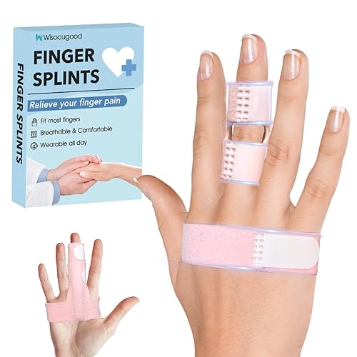 Férula de dedo de gatillo, soporte para el dedo, enderezamiento de dedos rotos, alivio del dolor, artritis o soporte para dedos, férula para