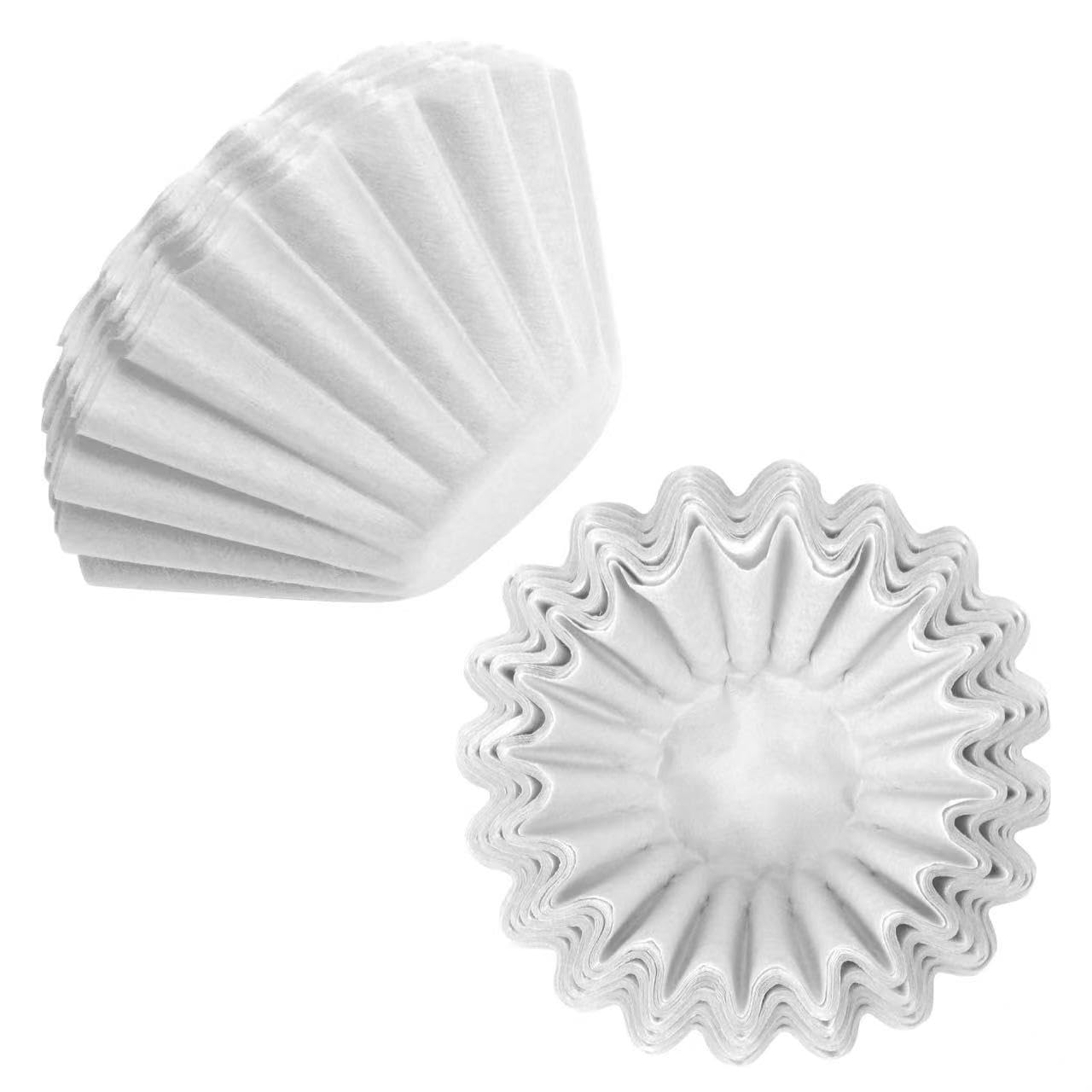 White Coffee Filter Papers 8-12 Cup, 150 PCS Basket Coffee Filters for 8-12 Cup Coffee Makers, Perfect for Home & Office Use