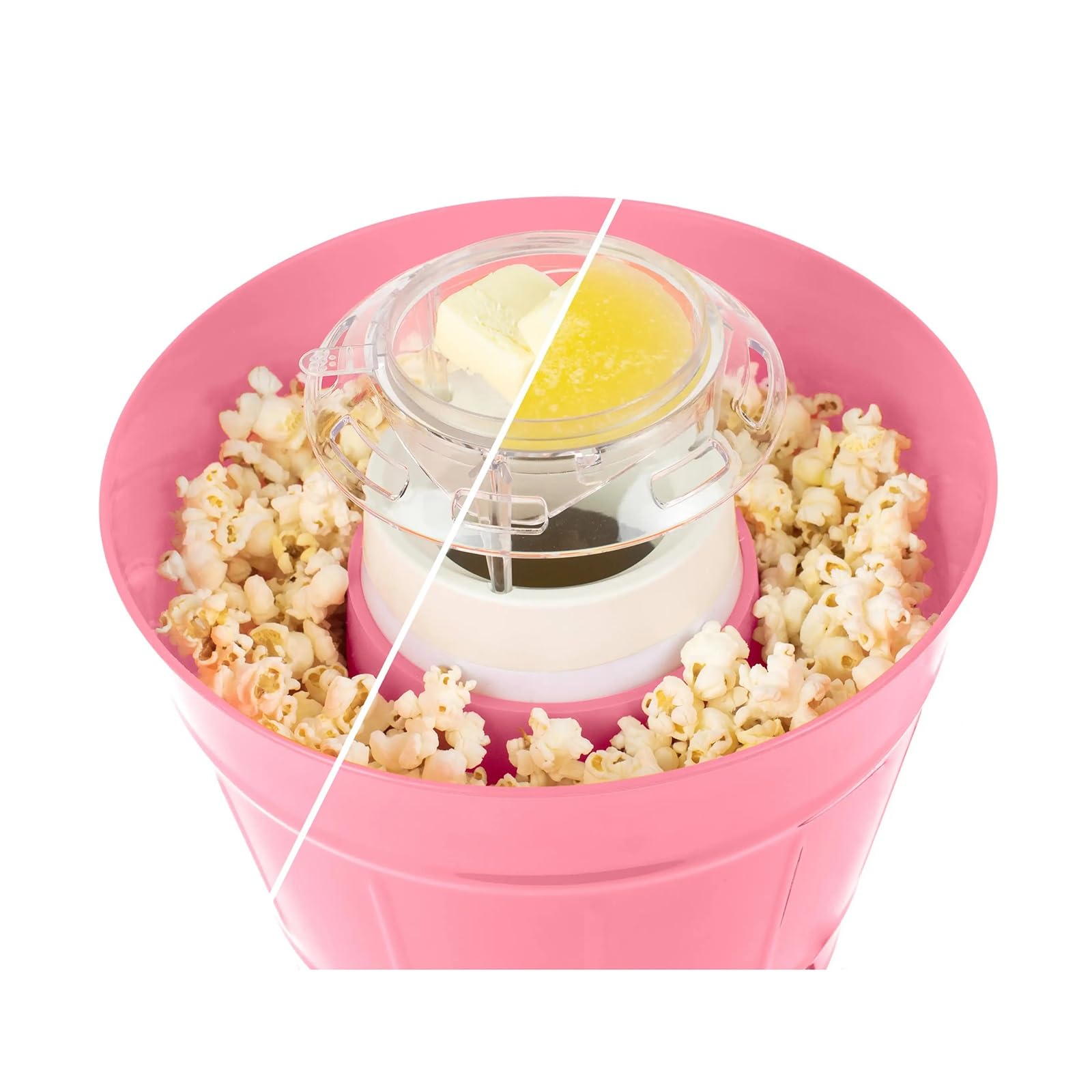 Macchina per popcorn Macchina for popcorn professionale con ad aria calda e secchiello for uso domestico