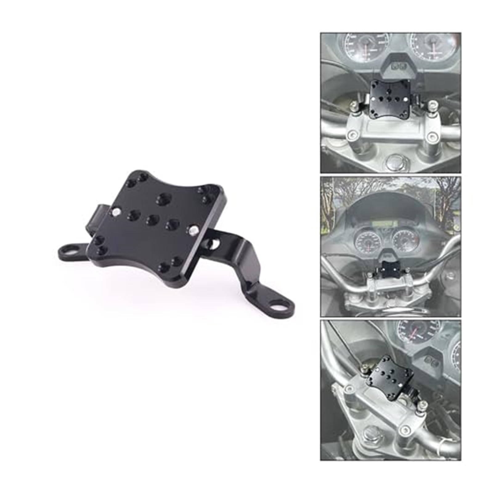 Per Monster Per Streetfighter Per Hypermotard Per Scrambler Staffa Di Montaggio Per Piastra Di Navigazione GPS Per Moto Supporto Per Telefono Supporto piastra navigazione(B)