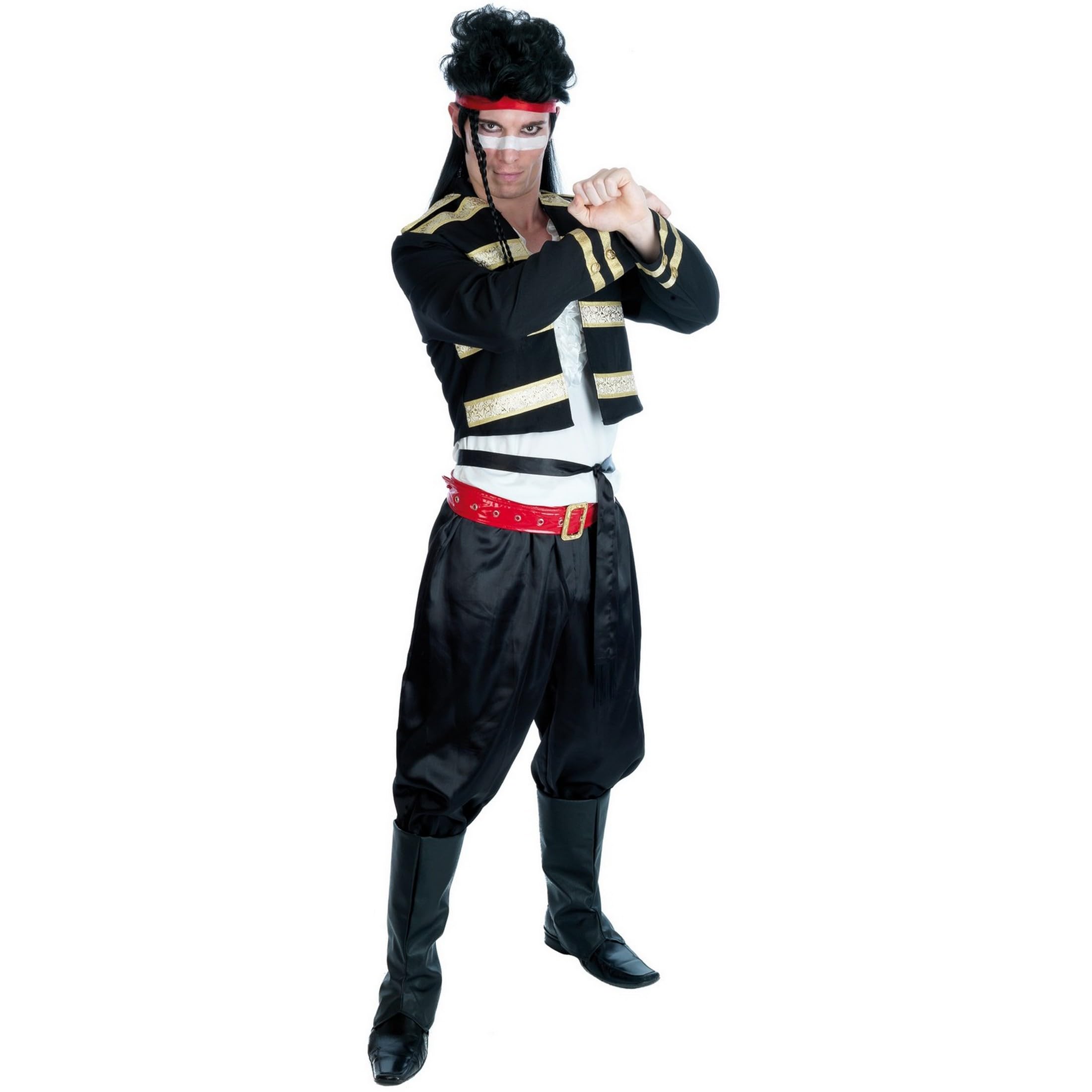 Fun Shack Costume Cantante Pop Anni 80 - Vestito Carnevale Uomo, Abito per Halloween, Compleanni e Party Adulti, L