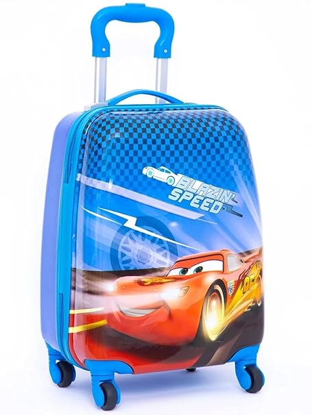 Mei&Ge ABS 8.66 inches Hard Suitcase (Mei&Ge 1005 Kids Trolley Bag Dark Blue_Dark Blue)