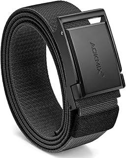 Tactical Belt for Men, 1.5" Quick-Release Duty Belt, Stretch Nylon Belts for Military, Hiking, EDC, Casual
