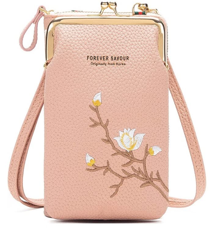 Women Sling Cross-Body Wallet with Mobile Cell Phone Holder Pouch Pocket Purse Clutch Bag with Card Slots Shoulder Strap For Women & Girl-image-29