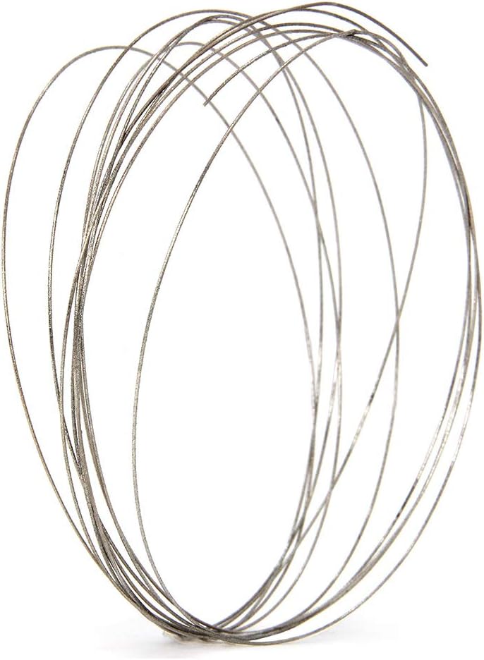 0.6mm Superfine Diamond Wire Cutting Saw Blade for Jade Metal Marble Granite (3 Meters/Lot)
