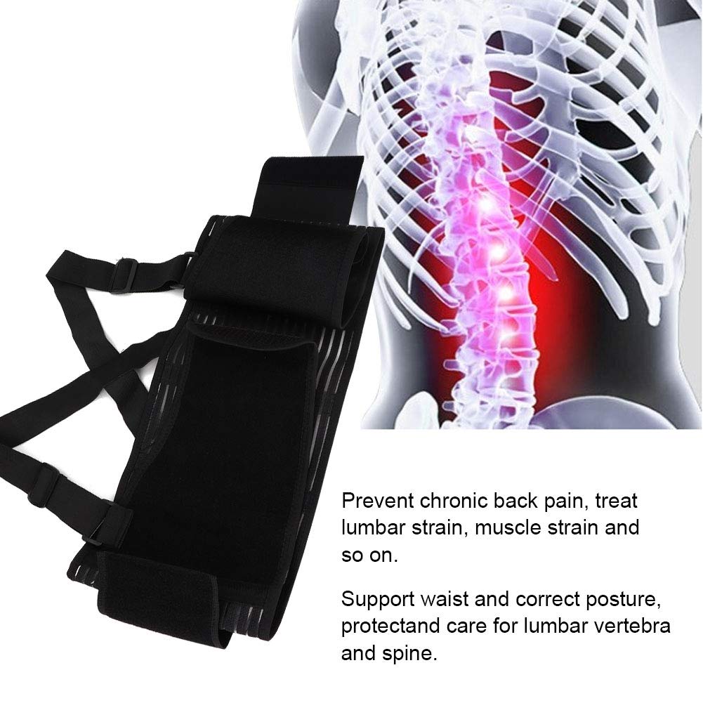 Cinturón de soporte lumbar para la parte inferior de la espalda Correas dobles ajustables Paneles de malla transpirable Cinturones de trabajo Cinturones deportivos transpirables Correas de presión C