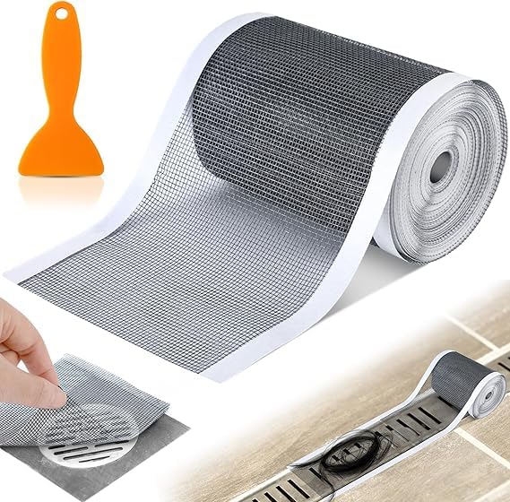 Fastiven 4" X 4" Disposable Shower Drain Cover Hair Catcher, Square Shower Drain Mesh Sticker, Bathroom, Laundry, Bathtub, Kitchen, Sink, for Human & Pet (30) (B0D4QB5W7V) Amazon Price History, Amazon Price Tracker
