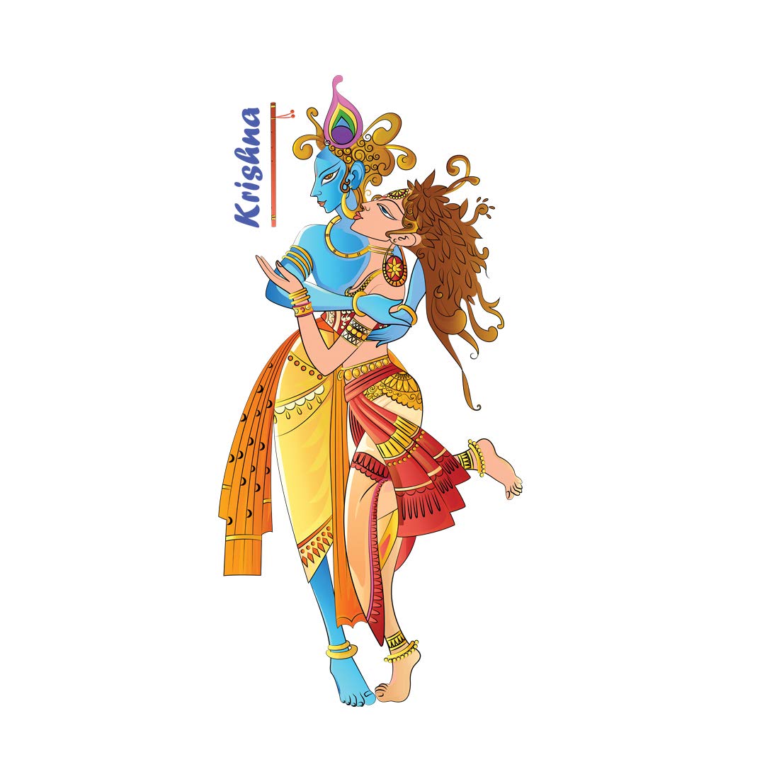 Rangoli Vinyl Modern Art Wall Sticker 1.96 x 20.86 x 1.96 inches, Multicolour (Model Number: Modern Art463) (B081X8DGJB) Amazon Price History, Amazon Price Tracker
