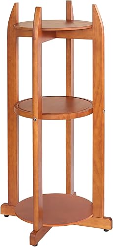 Miniatura 8 de Soporte dispensador de agua de madera maciza natural (32.8 pulgadas de alto-11.2 pulgadas de ancho) Soporte de suelo de cerámica para dispensador de
