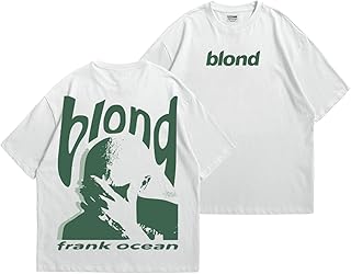TEESANIME Frank Ocean Blond Oversized T Shirt for Men and Women Premium Heavy Gauge Cotton Drop Shoulder Baggy Streetwear ...