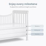 Dream On Me Violet 7 in 1 Convertible Life Style Crib, White