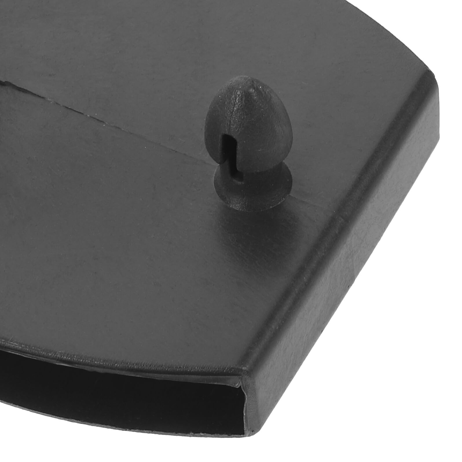 Soportes de Plástico para Listones de Cama 72 Piezas Negro