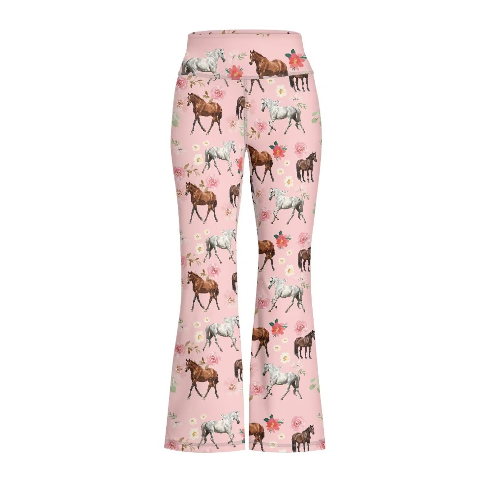 Girls Flare Leggings Cute Bell Bottoms for Teen Girls Wide Leg Sweatpants for 5-14 T