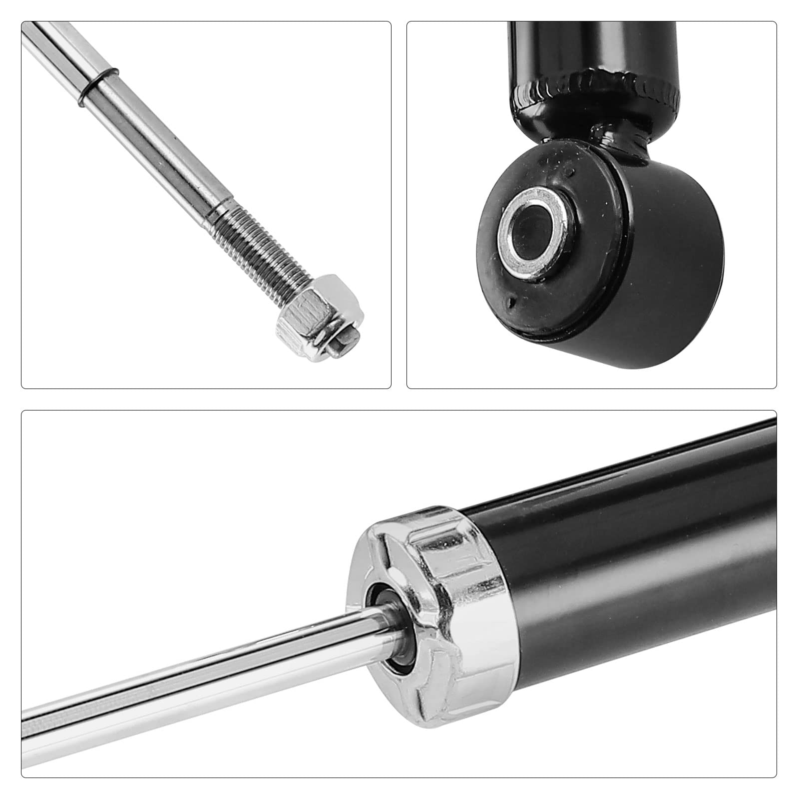 Frankberg 2 amortiguadores traseros 642 mm presión de gas MR594131 | Compatible con: Forfour 454, Colt VI Z2A Z3A