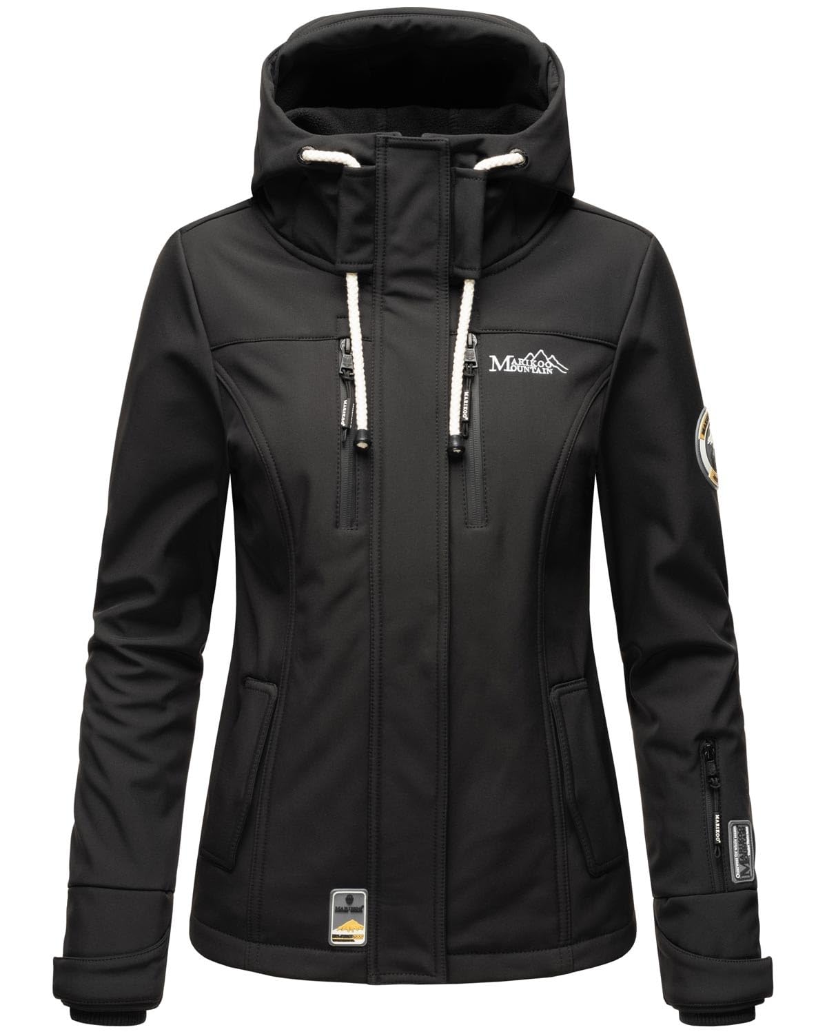 MARIKOO Damen Softshell Jacke Winterjacke wasserabweisend Outdoor B864