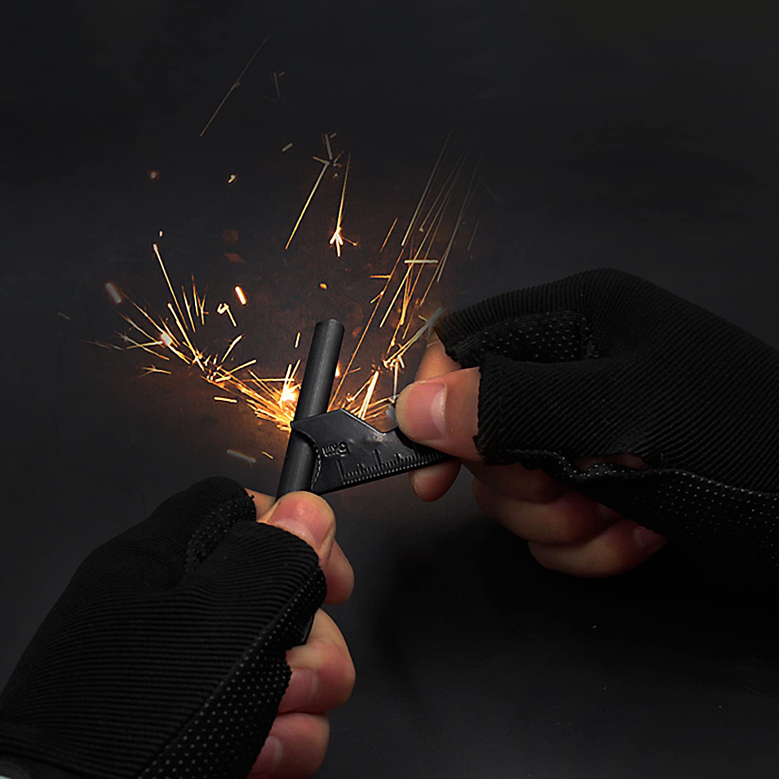 Briquet Allume-Feu Barre De Magnésium Pierre à Feu De Survie Camping Randonnee Item 13569886
