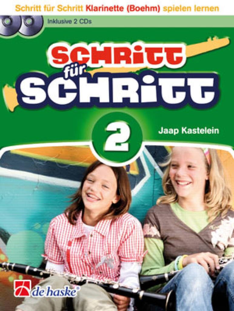 Schritt für Schritt, für Klarinette (Boehm), m. 2 Audio-CDs: In einfachen Schritten Klarinette spielen lernen. Inkl. 2 Play-Along-CDs