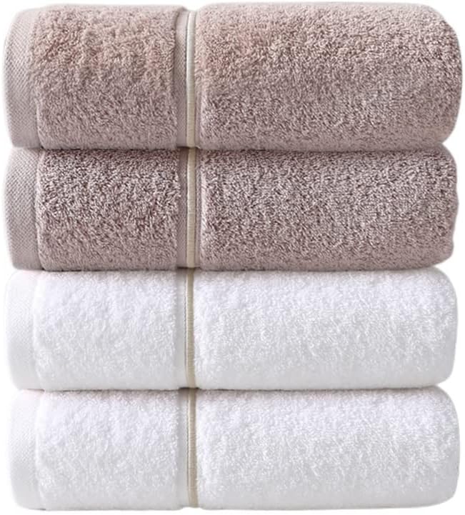 Towel Cotton wash face Home Female Male Lovers Suction Water Wipe Hair Hand Bath Adult Towel(A 4PS)