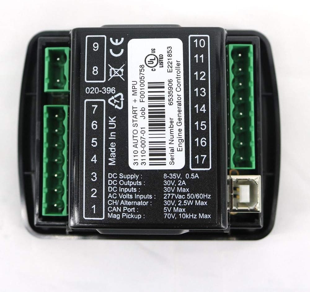 Deep Sea DSE3110 Generator Controller DSE 3110 (MPU) Diesel Generator Genset Controller