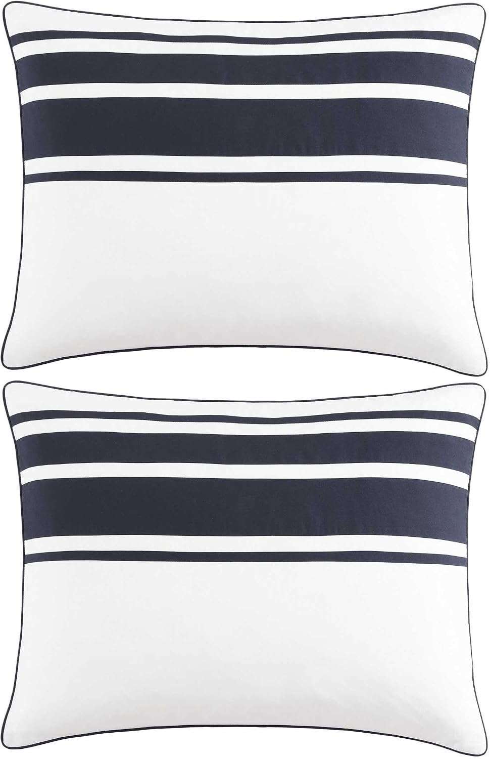 Tommy Hilfiger - Duvet Set, Luxuriously Soft Bedding with Matching Shams, Coastal Inspired Design (Park Avenue Navy, Full/Queen)