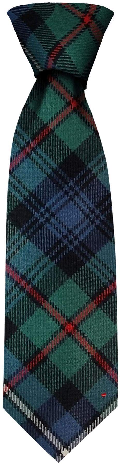 I LUV LTD Gents Neck Tie Robertson Hunting Ancient Tartan Lightweight Scottish Clan Tie