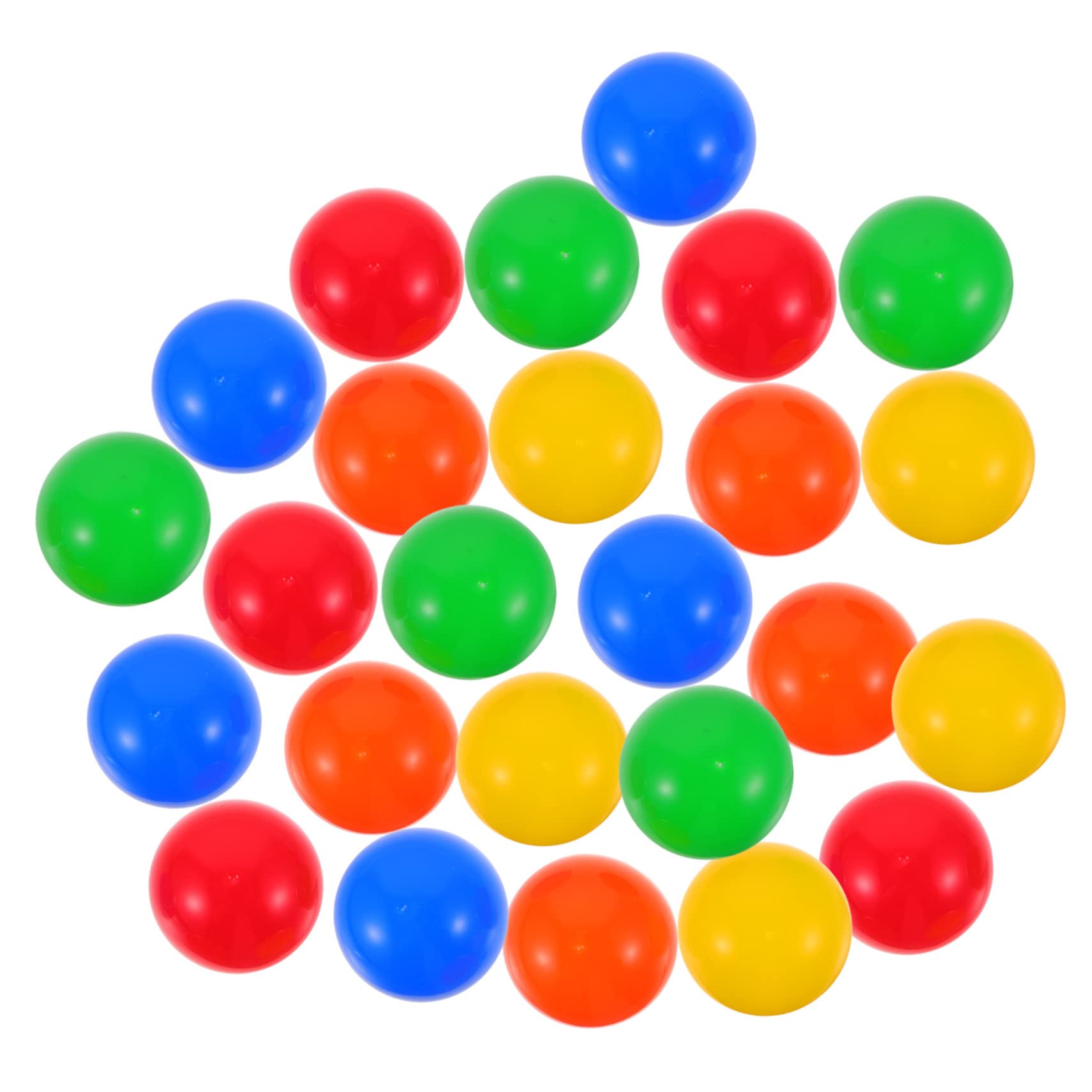 COSMEVIVI Raffle Ball Game Balls 25pcs Small Balls Bright Colors Openable for Easy Prize Inserti