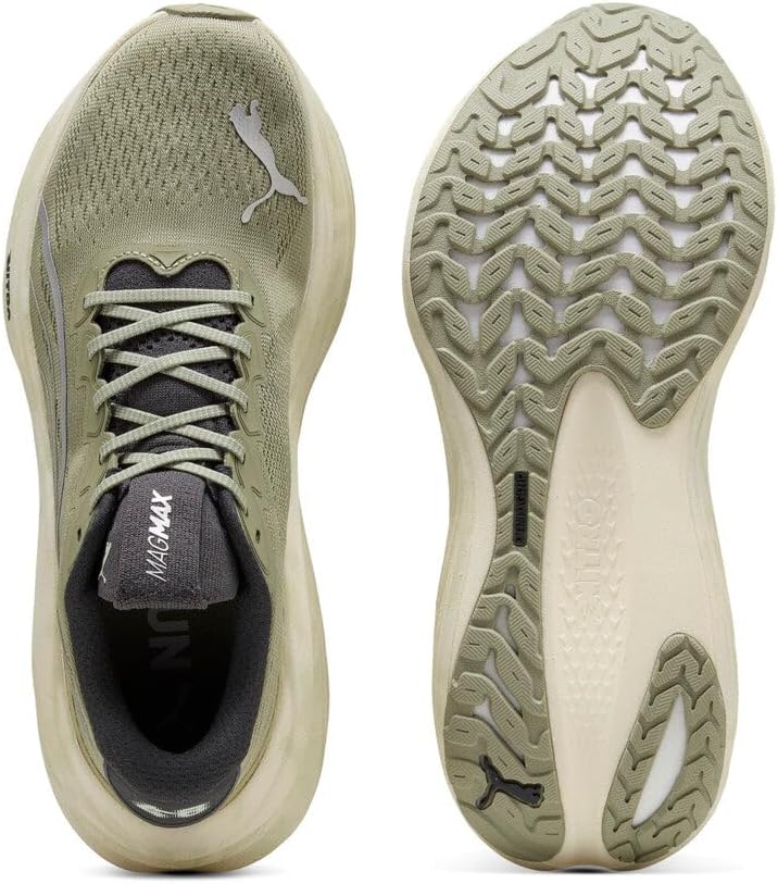 PUMA Mens Martifical Groundmax Nitro Running Sneakers Shoes - Green - Image 3