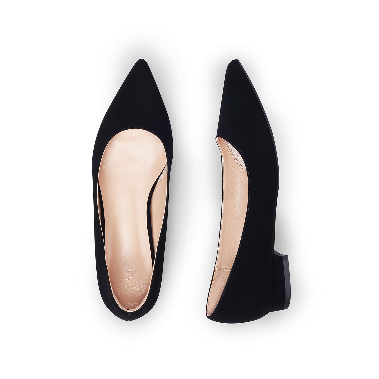 Zhabtuc Bailarinas Mujer Zapatos Planos con Punta Elegantes Zapatos Slip-on Bailarinas Clásicas con Punta Cerrada Ballet Flats