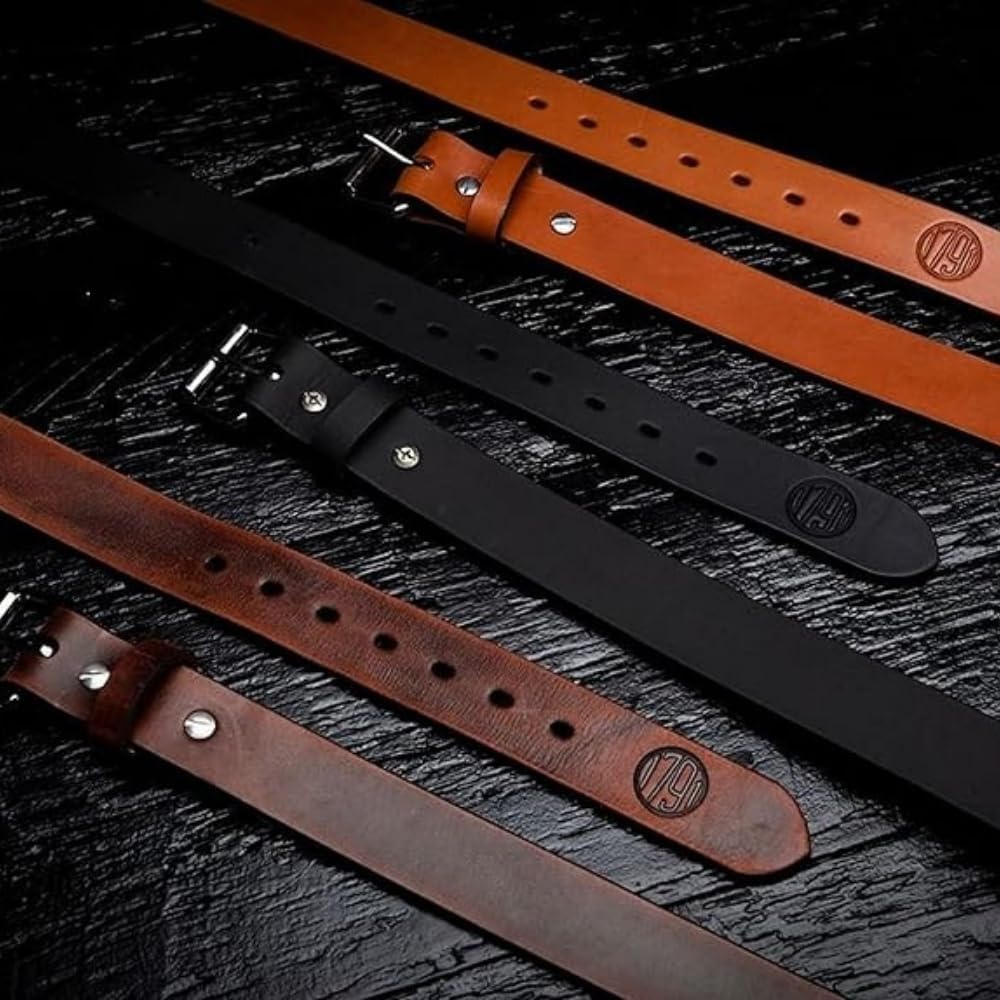 1791 GUNLEATHER Gun Belt for Men - Heavy Duty 14 oz Leather Gun Holster Belt for EDC - Image 6