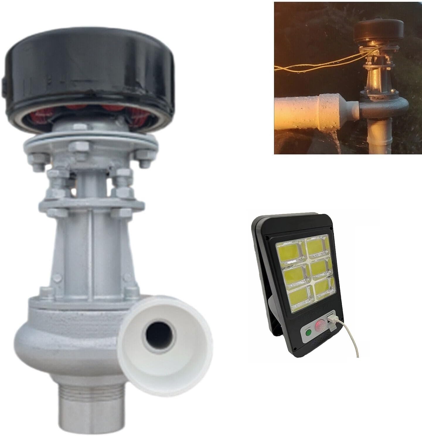 1000W Water Turbine Generator 220V Impact Water Turbine Generator 3500rmp Aluminum Alloy Material Outdoor High Power with Computer TV Lighting Family Outdoor Camping