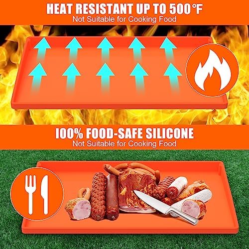 Silicone Griddle Mat Cover for Blackstone - 36 Inch True All-Encompassing Coverage Heavy Duty Food Grade Grill Buddy Mat, All Season Cooking Surface Protective Cover - 5