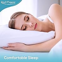 Vista 3 de Elaine Karen Paquete de 2 protectores de almohada de vinilo – Fundas de almohada con cremallera de tamaño estándar – 100% impermeables, a prueba