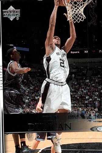 Tim Duncan Upper Deck Collectible Basketball Card - 2008 Upper Deck Basketball Card #175 (Spurs)