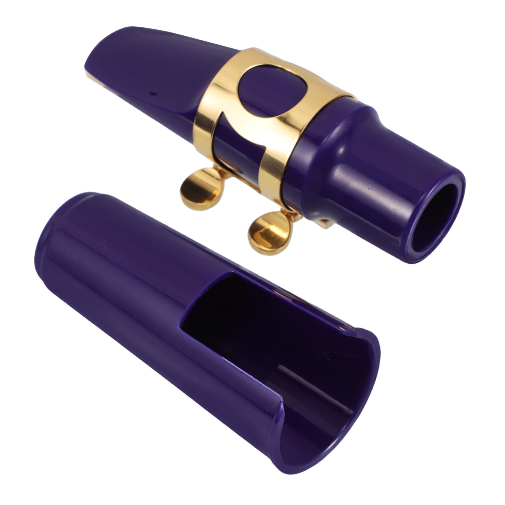 Generic 1 Set Alto Saxophone Mouthpiece with Cap Compatible Alto Sax Accessories Durable Design Stylish Appearance Versatile Use for Musicians